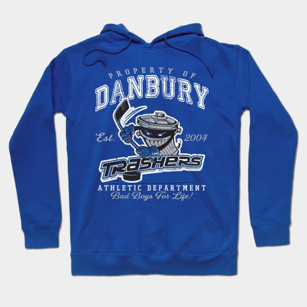 Property of Danbury Trashers Hoodie by Alema Art